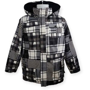 Orage PRIME10 Waterproof Breathable Kids’ Winter Snow Jacket Black/Grey Size L
